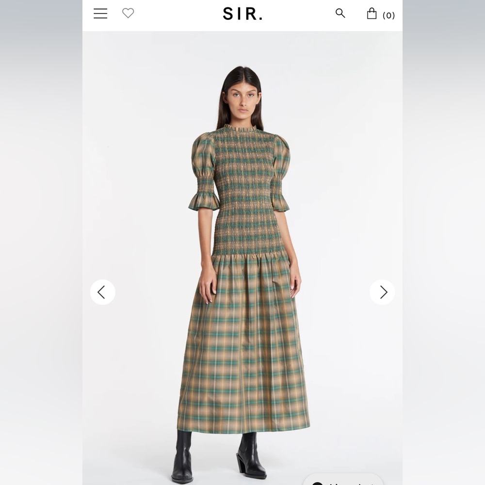 Sir the Label - Puff sleeve maxi dress